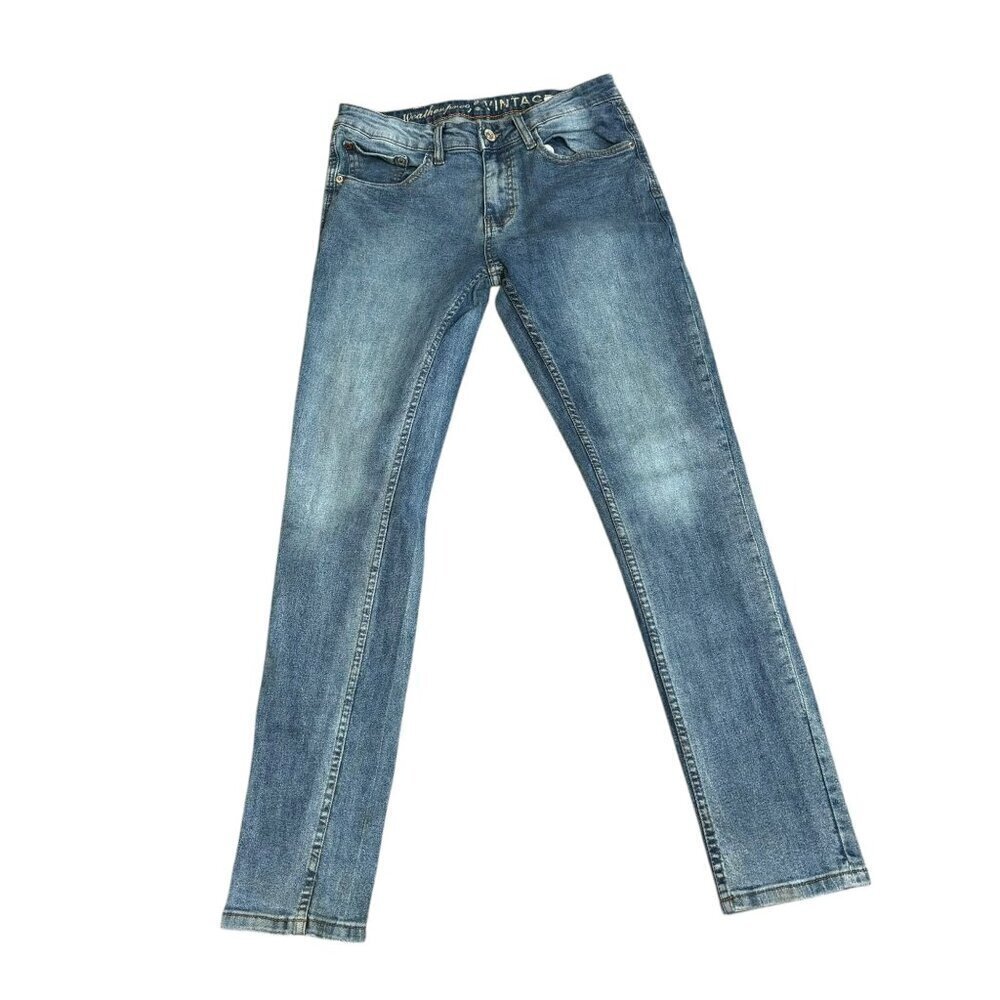 Weatherproof Vintage Skinny Fit Women's Blue Denim 32 x 32 - Picture 2 of 13